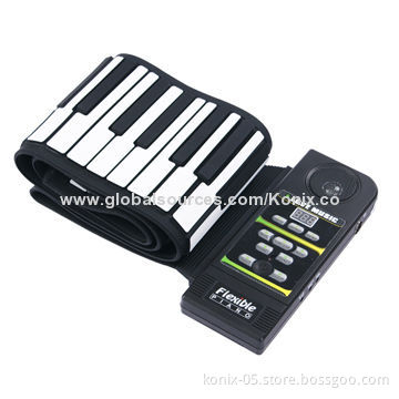 Modern toys 88-key roll up piano with folding piano keyboard for children